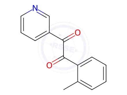 Chemical structure of 1-(PYRIDIN-3-YL)-2-O-TOLYLETHANE-1,2-DIONE