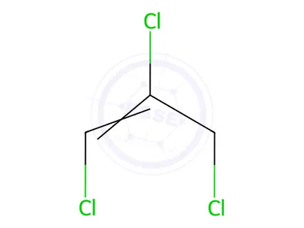 Chemical structure of 1,2,3-Trichloropropene
