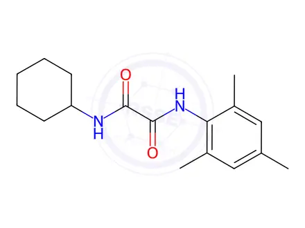 Chemical structure of N1-Cyclohexyl-N2-mesityloxalamide