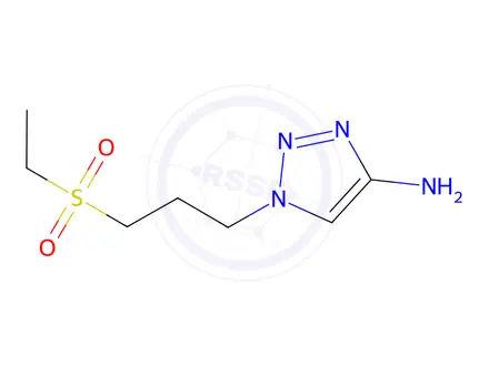 Chemical structure of 1-(3-(Ethylsulfonyl)propyl)-1h-1,2,3-triazol-4-amine