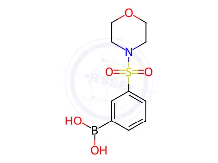 Chemical structure of 3-(Morpholinosulfonyl)phenylboronic Acid