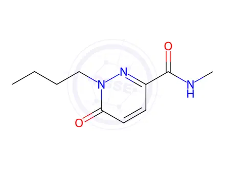 Chemical structure of 1-Butyl-N-methyl-6-oxo-1,6-dihydropyridazine-3-carboxamide