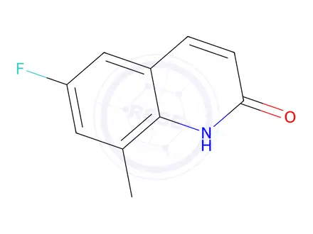 Chemical structure of 6-Fluoro-8-methylquinolin-2(1H)-one