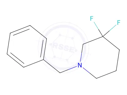 Chemical structure of 1-Benzyl-3,3-difluoropiperidine