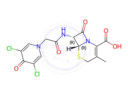 Chemical structure of Cefazedone Impurity 1