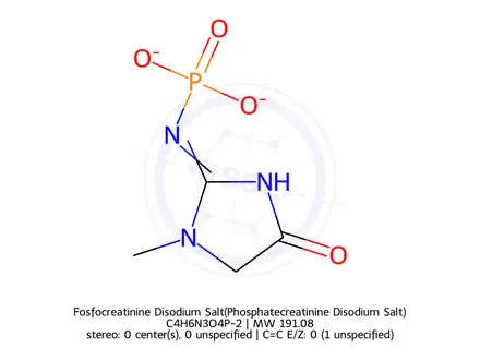 Chemical structure of Fosfocreatinine Disodium Salt(Phosphatecreatinine Disodium Salt)