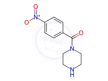 Chemical structure of 1-(4-Nitrobenzoyl)piperazine