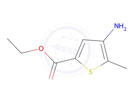 Chemical structure of Ethyl 4-amino-5-methylthiophene-2-carboxylate