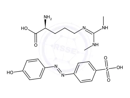 Chemical structure of SDMA (p-hydroxyazobenzene-p′-sulfonate)