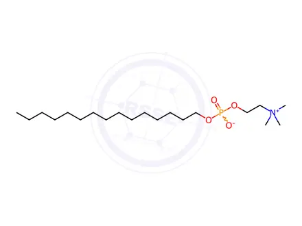 Chemical structure of Pentadecyl(2-(trimethylammonio)ethyl)phosphate