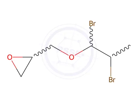 Chemical structure of [(1,2-dibromopropoxy)methyl]oxirane