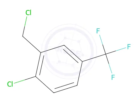 Chemical structure of 1-Chloro-2-(chloromethyl)-4-(trifluoromethyl)benzene
