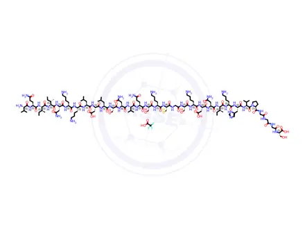 Chemical structure of Tau Peptide (275-305) (Repeat 2 domain)