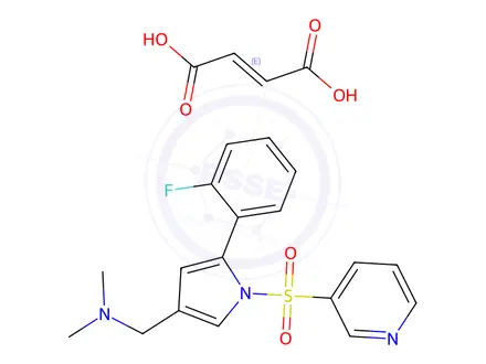 Chemical structure of Vonoprazan Impurity U9(Fumarate)