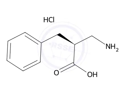 Chemical structure of (S)-3-Amino-2-benzylpropanoicacidhydrochloride