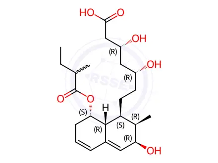 Chemical structure of Pravastatin Impurity 27