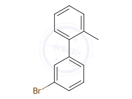 Chemical structure of 1,1'-Biphenyl, 3'-bromo-2-methyl-