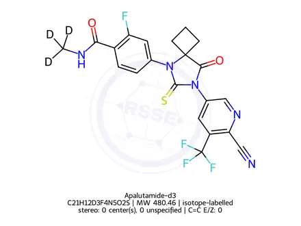 Chemical structure of Apalutamide-d3