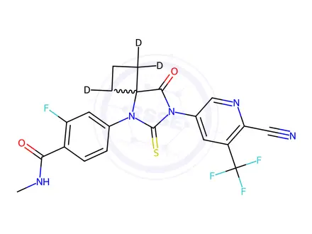 Chemical structure of Apalutamide D4
