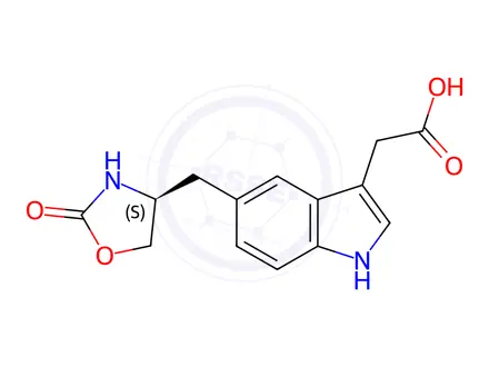 Chemical structure of Zolmitriptan Impurity 58