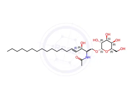 Chemical structure of N-acetylpsychosine