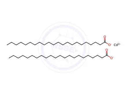 Chemical structure of cadmium didocosanoate