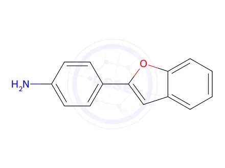 Chemical structure of 4-(1-benzofuran-2-yl)aniline