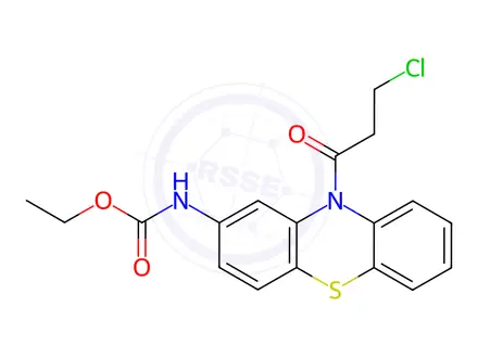 Chemical structure of Moricizine Impurity 3
