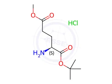 Chemical structure of H-Glu(OMe)-OtBu · HCl