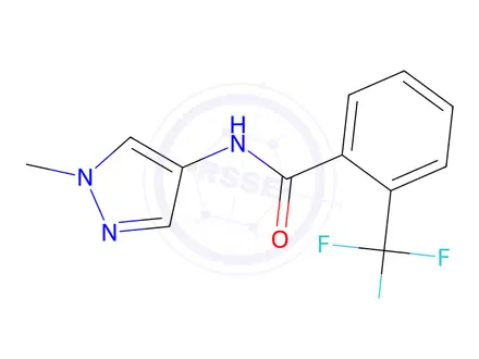 Chemical structure of n-(1-Methyl-1h-pyrazol-4-yl)-2-(trifluoromethyl)benzamide