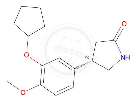 Chemical structure of Rolipram Impurity 2 (S-(+)-Rolipram)