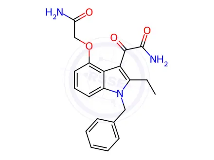 Chemical structure of Varespladib Impurity 28