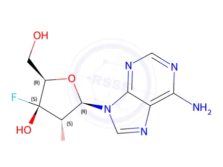 Chemical structure of (2R,3S,4R,5R)-2-(6-Amino-9H-purin-9-yl)-4-fluoro-5-(hydroxymethyl)tetrahydrofuran-3-ol