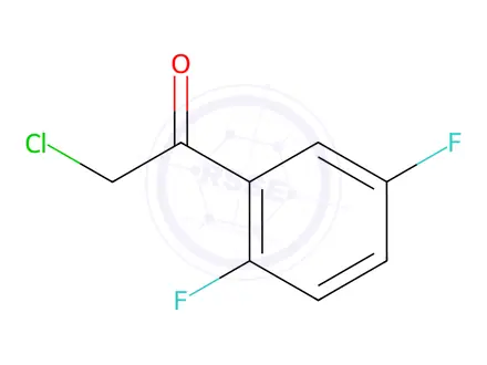 Chemical structure of 2-Chloro-2′,5′-difluoroacetophenone