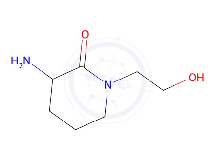 Chemical structure of 3-Amino-1-(2-hydroxyethyl)piperidin-2-one