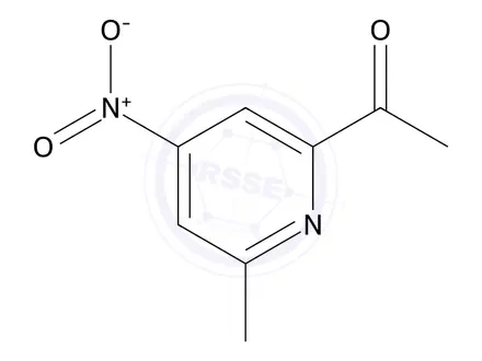 Chemical structure of 1-(6-Methyl-4-nitropyridin-2-yl)ethan-1-one