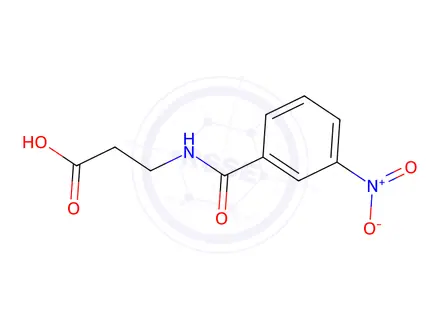 Chemical structure of 3-(3-Nitrobenzamido)propanoic Acid