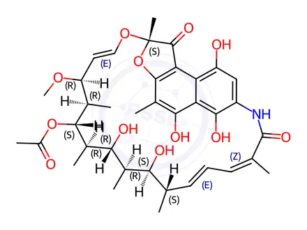 Chemical structure of Rifaximin EP Impurity C