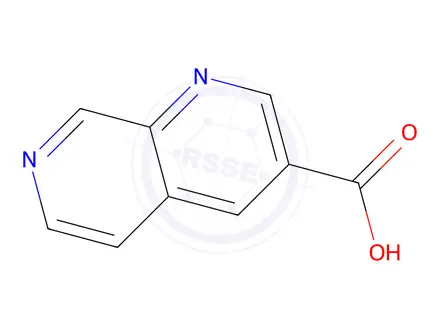 Chemical structure of 1,7-naphthyridine-3-carboxylic acid