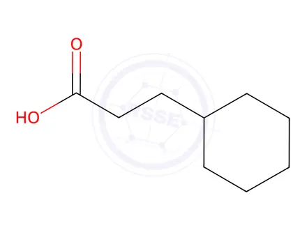Chemical structure of 3-Cyclohexylpropionic Acid