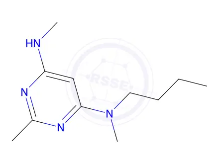 Chemical structure of n4-butyl-n4,n6,2-trimethylpyrimidine-4,6-diamine