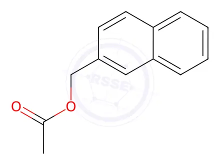 Chemical structure of naphthalen-2-ylmethyl acetate