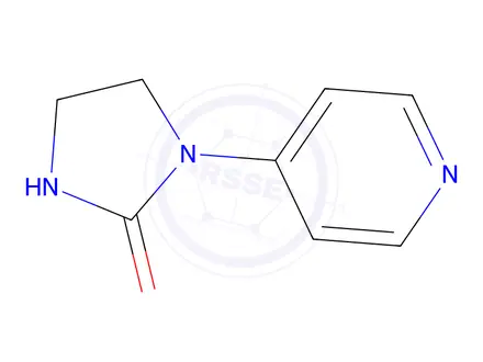 Chemical structure of 1-Pyridin-4-yl-imidazolidin-2-one, 98%