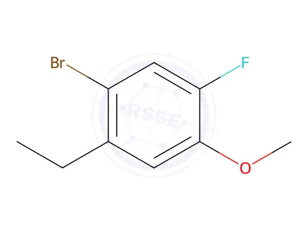 Chemical structure of 1-Bromo-2-ethyl-5-fluoro-4-methoxybenzene