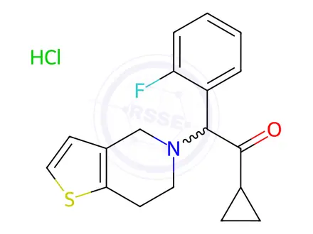 Chemical structure of Prasugrel Impurity 13 HCl