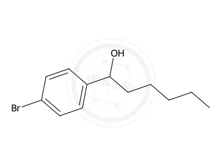 Chemical structure of 1-(4-Bromophenyl)hexan-1-ol