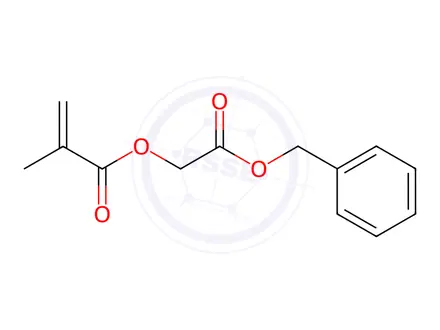 Chemical structure of (2-OXO-2-PHENYLMETHOXYETHYL)2-METHYLPROP-2-ENOATE