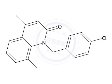 Chemical structure of 1-(4-Chlorobenzyl)-4,8-dimethylquinolin-2(1H)-one