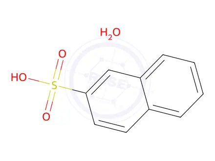 Chemical structure of 2-Naphthalenesulfonicacidhydrate