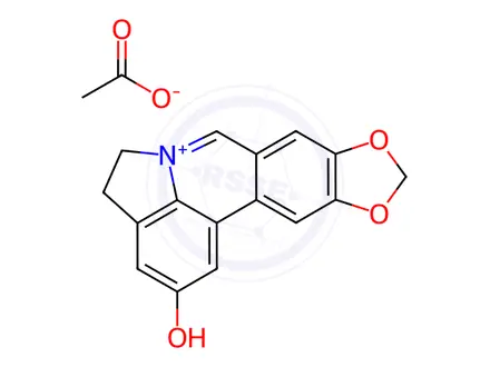 Chemical structure of Lycobetaine Acetate